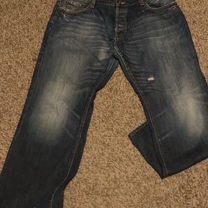 Ed Hardy Button Fly Jeans Gently Worn